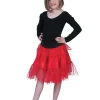 Kinderen Euro Shop Tule Rok Rood Meisje - One Size