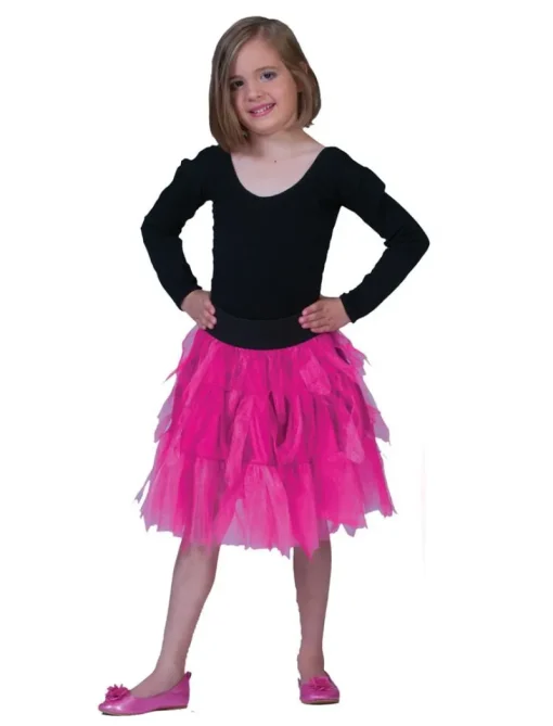 Kinderen Euro Shop Tule Rok Roze Meisje - One Size