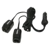 Carpoint Twin contactdoos 12 V met 2 m kabel