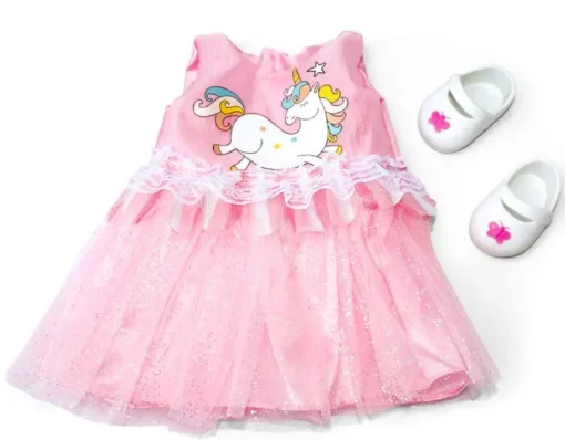 DDD Toys UNICORN KLEEDJE POP