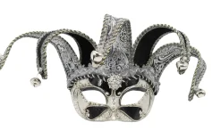 Partyline Venetiaans Masker Zilver