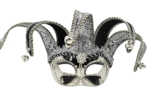 Partyline Venetiaans Masker Zilver