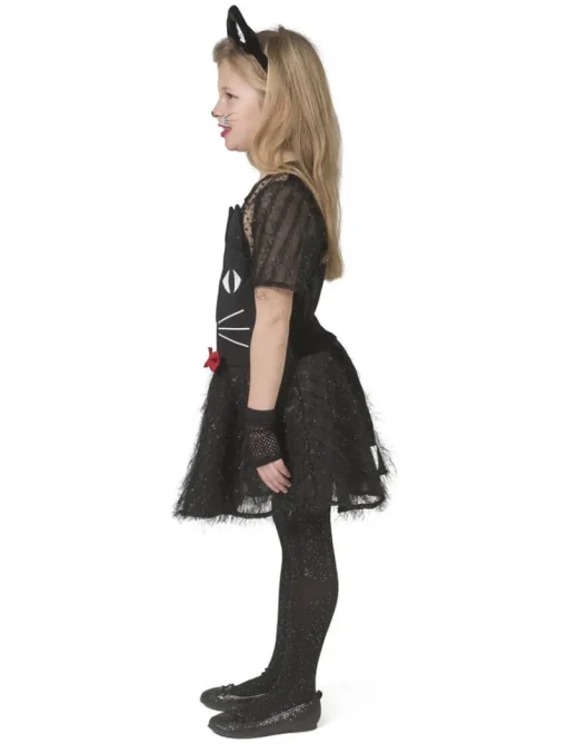 Kinderen Euro Shop Verkleedjurk Black Kitty - Maat 116