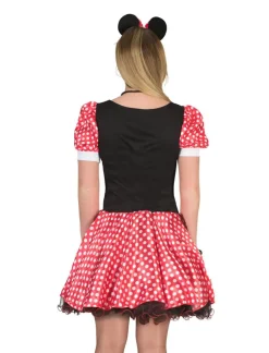 Euro Shop Verkleedjurk Minnie Muis Rood Polkadot - Maat 40/42