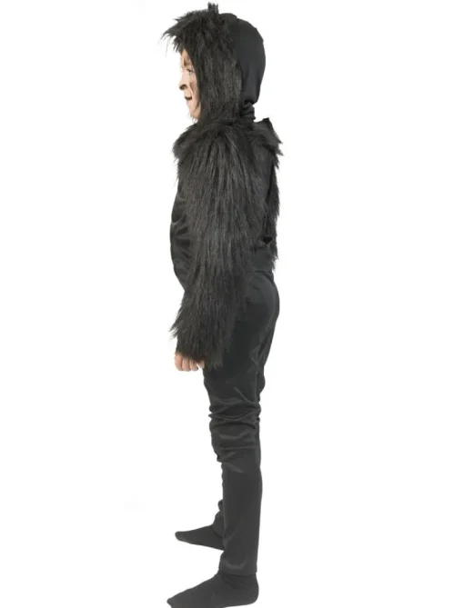 Kinderen Euro Shop Verkleedpak Gorilla George - Maat 140