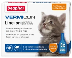 Beaphar Vermicon Line-On kitten 3x0,75 ml