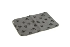 Beeztees Vetbed bench voetprint grijs 78 x 55 cm
