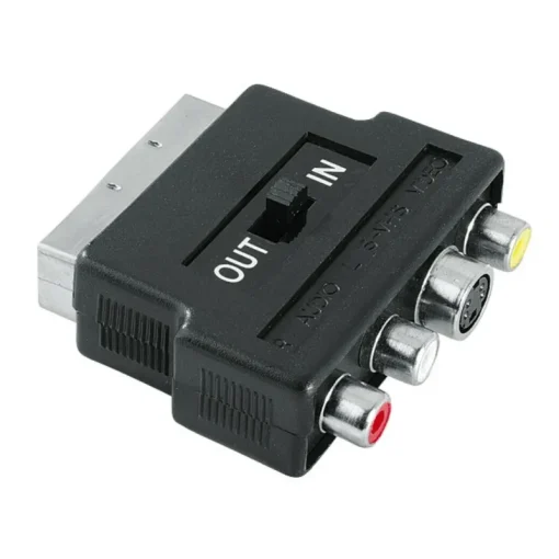 Hama Video adapter S-VHS/3 RCA - scart IN/OUT