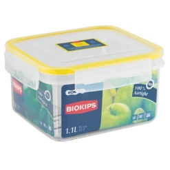 Merkloos Vierkante voorraaddoos Biokips 1,1 l