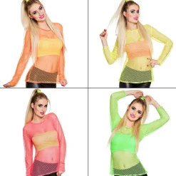Euro Shop Visnet Shirt Fluo 4 Kleuren