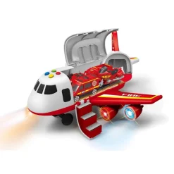 DDD Toys Vliegtuig brandweer met licht en geluid