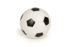 Beeztees Voetbal zwart / wit klein vinyl