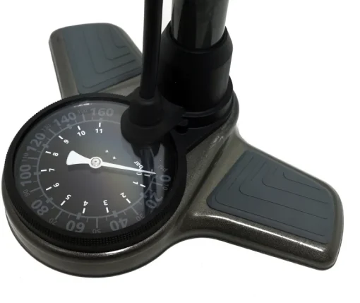 Maxxus Voetpomp Staal Performance II met manometer