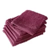 Helene Washandjes magenta purple 2 stuks