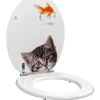 Allibert Wc zitting kat / vis