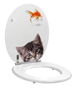 Allibert Wc zitting kat / vis