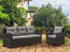 DDD Wicker sofa Stockholm 1P