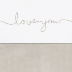 Jollein Wieglaken 75 x 100 cm Love You Nougat Katoen