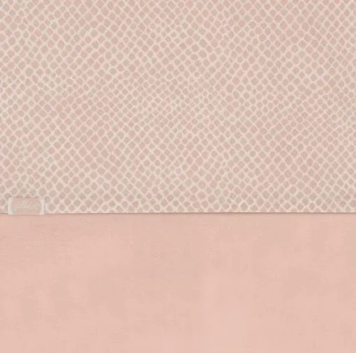 Jollein Wieglaken 75 x 100 cm Snake Pale Pink Katoen