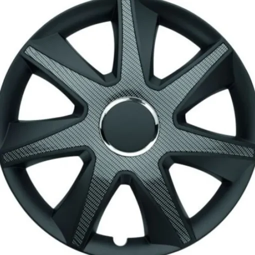 Albrecht Wieldeksel 15  set van 4  carbon dark