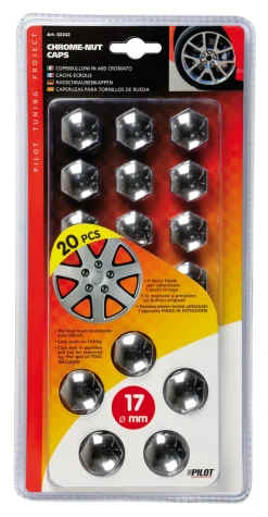 Euro Shop Wielmoerdoppen ABS x20 17mm