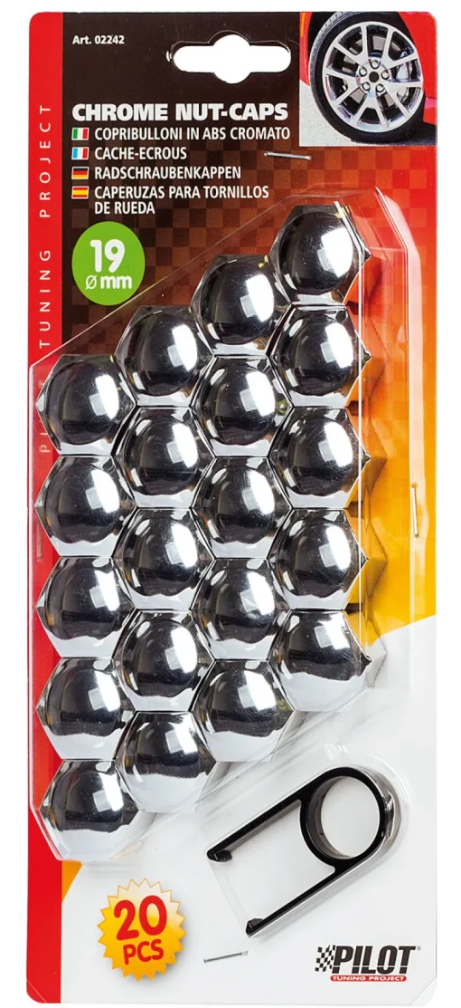 Euro Shop Wielmoerdoppen ABS x20 19mm