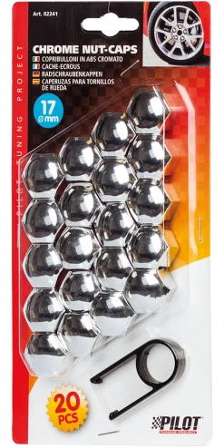 Euro Shop Wielmoerdoppen ABS x20 17mm