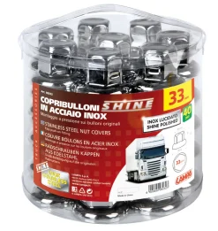 Euro Shop Wielmoerdoppen RVS x40 33mm