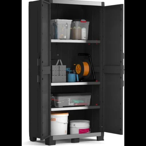 Keter XL hoge garagekast 89x54x188 cm antraciet