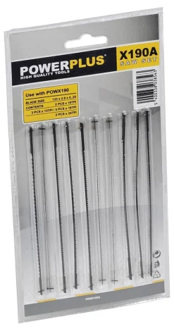 Powerplus Zaagbladen 10 stuks  POWX190