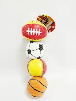 DDD Toys Zachte balletjes set 4 stuks