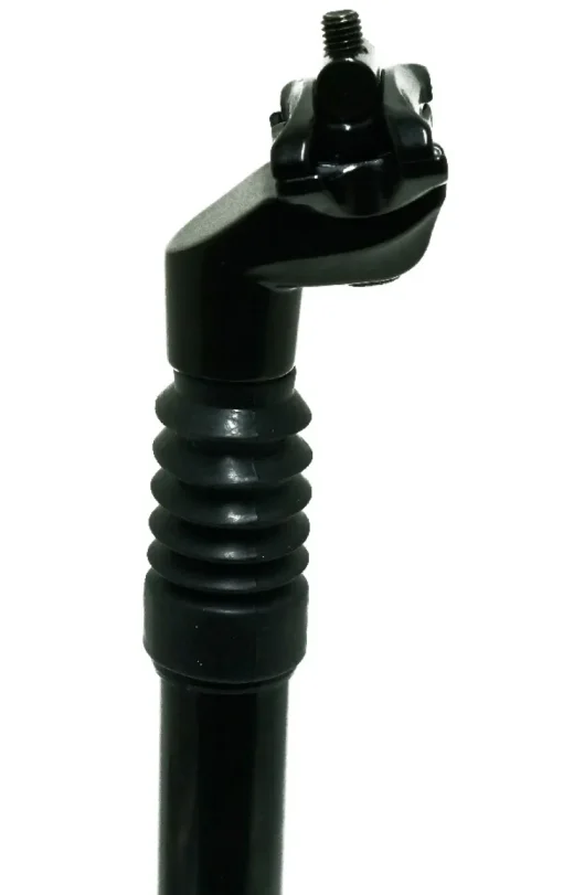 Maxxus Zadelpen alu geveerd zwart met kop Dia.27,2 mm / Ext.350 mm