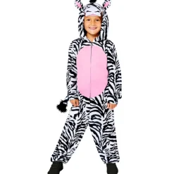 Kinderen Euro Shop Zebrapak Onesie Kind - 6-8 jaar