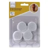 DDD zelfklevend vilt rond 38 mm wit 12 stuks