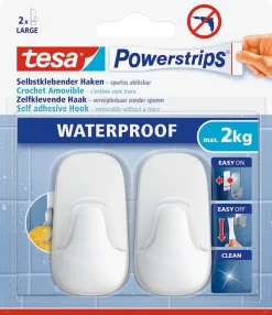 Tesa Zelfklevende haak wit