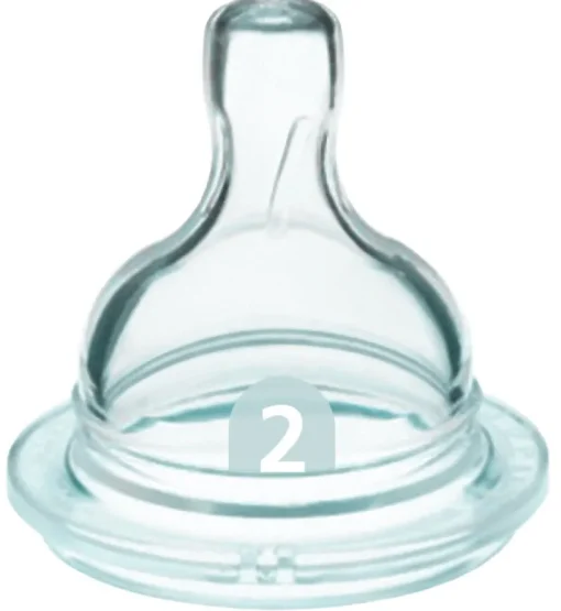 Avent Zuigspenen slow 2 gaten 2 stuks