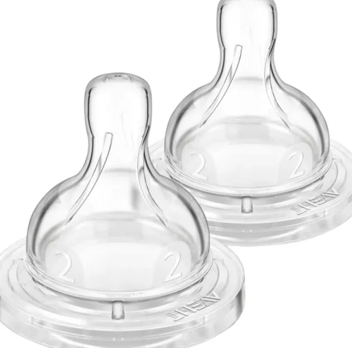 Avent Zuigspenen slow 2 gaten 2 stuks